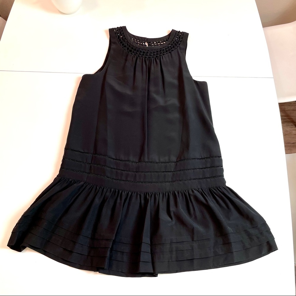 BCBGMaxAzria Silk Black Mini Dress